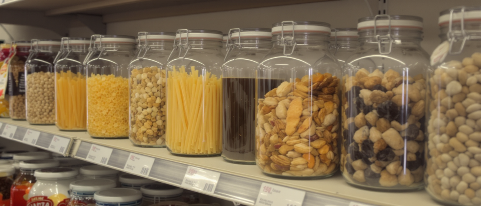 d&eacute;couvrez drive tout nu, le supermarch&eacute; r&eacute;volutionnaire qui propose des bocaux en verre z&eacute;ro emballage et z&eacute;ro d&eacute;chet pour une exp&eacute;rience d'achat &eacute;cologique et responsable.