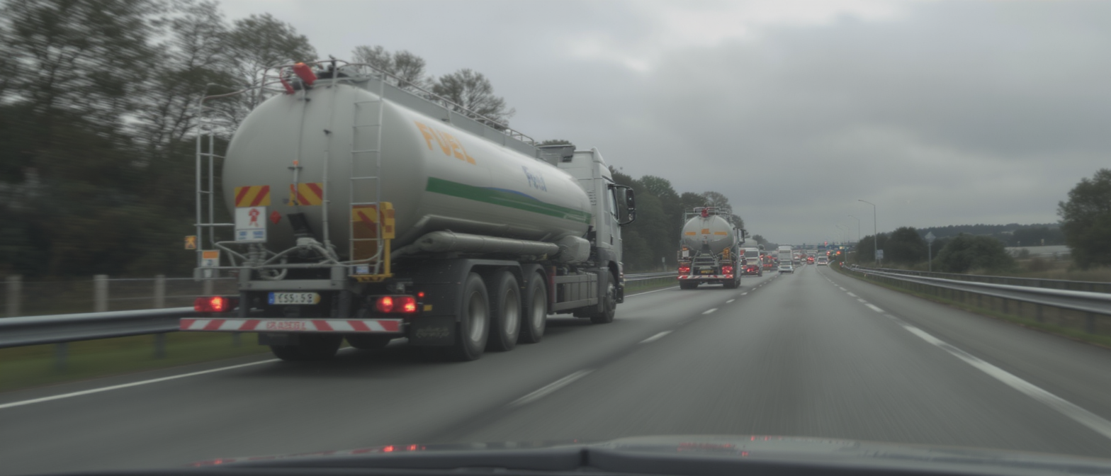 circulation exceptionnelle des camions-citernes ce week-end pour garantir l'approvisionnement en carburant de toutes les stations-service.