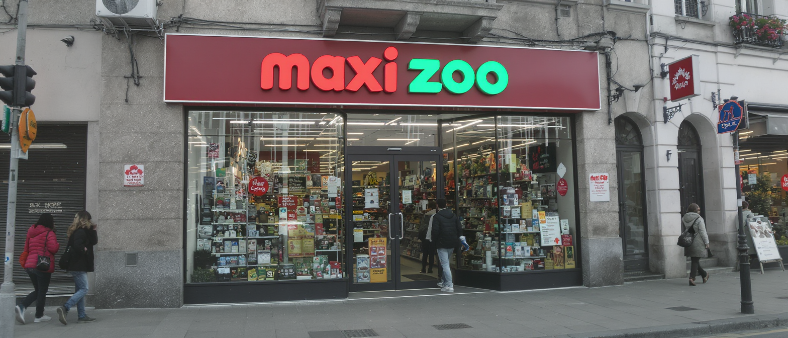 maxi zoo, leader européen des boutiques pour animaux, s'implante en centre-ville pour offrir services et produits de qualité aux citadins et leurs compagnons.
