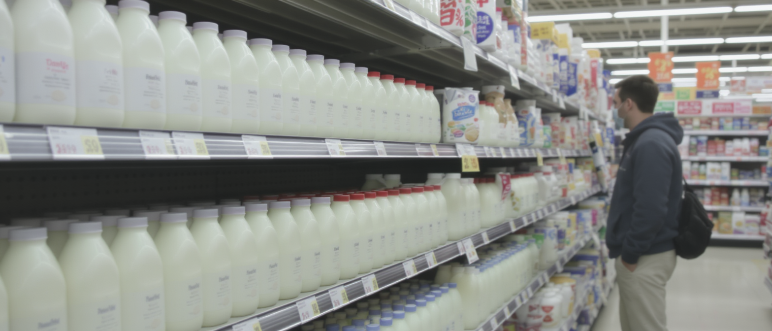 prix du lait : la grande distribution ouvre les négociations commerciales et engage un bras de fer avec les producteurs et les industriels.